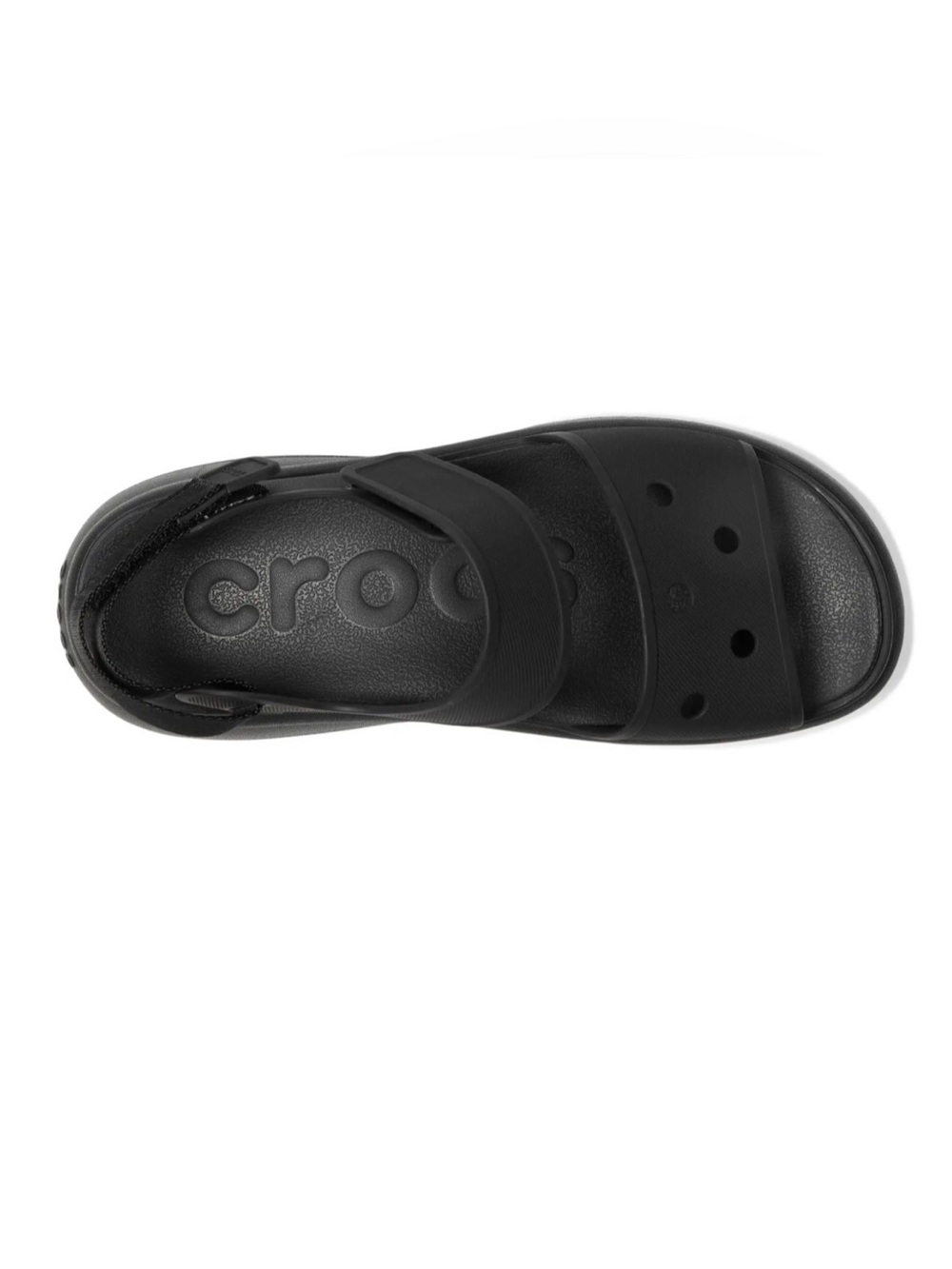 Crocs Soho Y-Strap Sandal Black Platform Sport Sandals - Picture 6 of 7